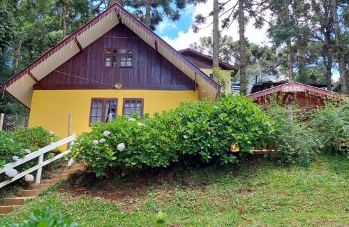 Vila Natal Chalet De Esquí | Chalé Rústico na Montanha em Campos de Jordão