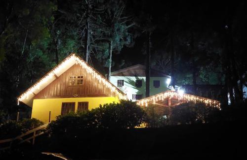 Vila Natal Chalet De Esquí | Chalé Rústico na Montanha em Campos de Jordão