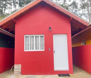 Extrema Cabina | Chalés do vale Extrema vermelho