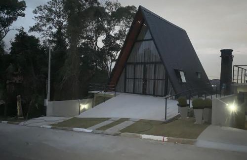 Caieiras Chalet De Esquí | Chale cabana 1 linda vista na serra da Serra da Cantareira