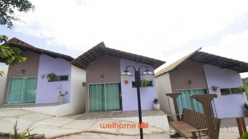 Bezerros Chalet De Esquí | Chale em Serra Negra com vista para montanha