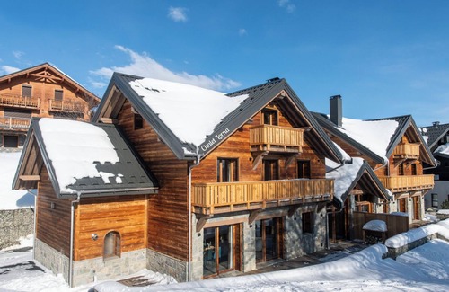 La Toussuire Chalet De Esquí | Chalets de Cœur - chalet LORNA from 100m to the slopes with swimming pool