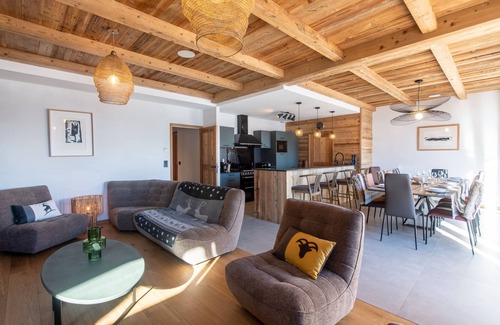 La Toussuire Chalet De Esquí | Chalets de Cœur - chalet KIERA from 100m to the slopes with swimming pool