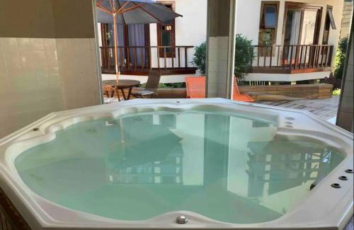 Penedo Apartamento | Chale Penedo no Centro com Piscina,Hidro e Sauna !