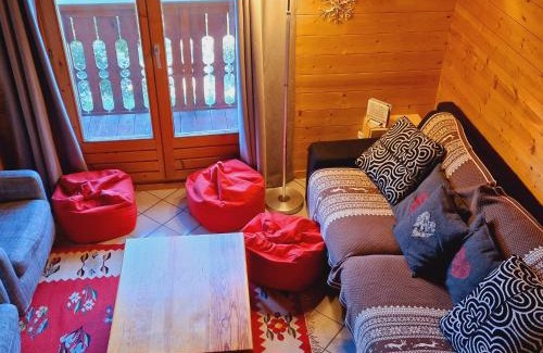 Montalbert Chalet De Esquí | Chalet à Montalbert: 3 Chambres, Mezzanine, Cheminée, Cuisine Équipée, Parking - FR-1-755-7