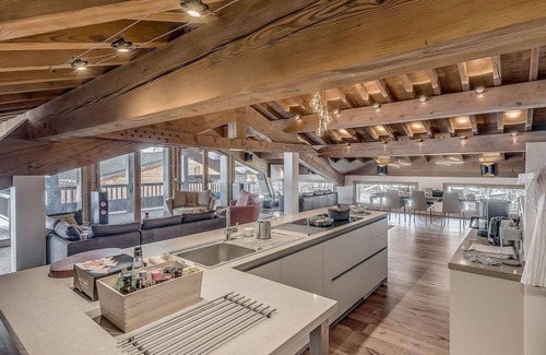 Les Brevieres Chalet De Esquí | Chalet, 200m de los comercios, sauna, terraza, balcón, tv, local para esquís, 250m², Tignes