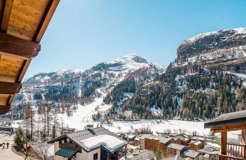 Les Brevieres Chalet De Esquí | Chalet, 200m de los comercios, sauna, terraza, balcón, tv, local para esquís, 250m², Tignes