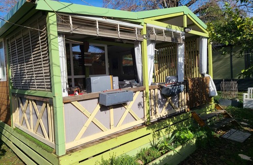 Sorbo-Ocagnano Chalet De Esquí | Chalet 30m2 300m from the beach with terrace 10m2 Clim 6 people