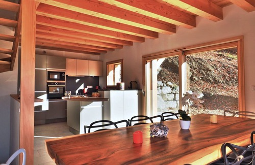 Araches-la-Frasse Chalet De Esquí | Chalet Arpitan vista panorámica gran macizo