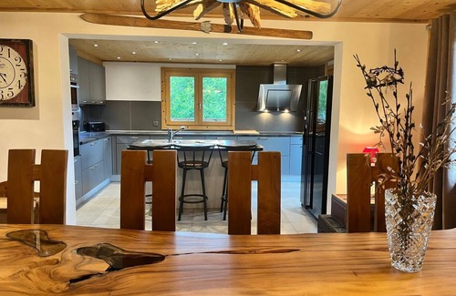 Demi-Quartier Chalet De Esquí | Al pie del Megeve, las pistas de esquí de la Princesse