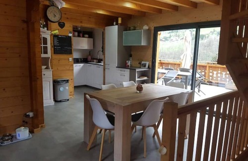 Le Petit-Bornand-les-Glieres Chalet De Esquí | Chalet au Calme, vue Magnifique