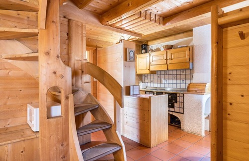 Canazei Chalet De Esquí | Chalet 'Baita Pecol' con vistas a la montaña, balcón y Wi-Fi