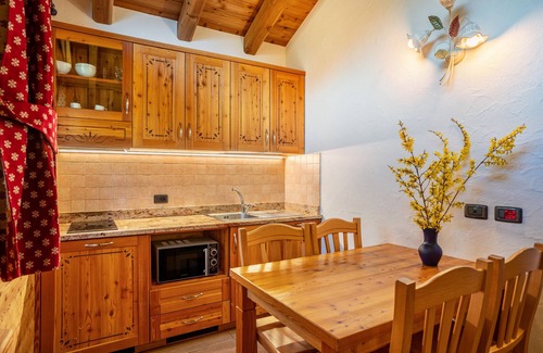 Sant'Antonio di Mavignola Chalet De Esquí | Chalet 'Camping Faè' con vistas a la montaña, terraza privada y Wi-Fi