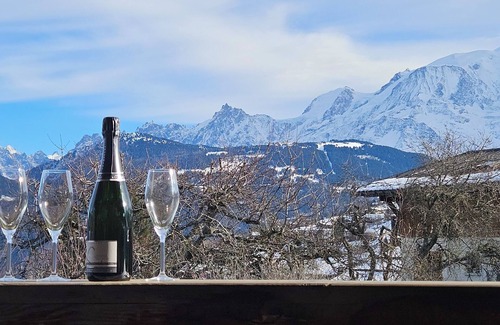 Combloux Chalet De Esquí | Chalet Centre Combloux Avec vue Magnifique sur la Chaine du Mont Blanc