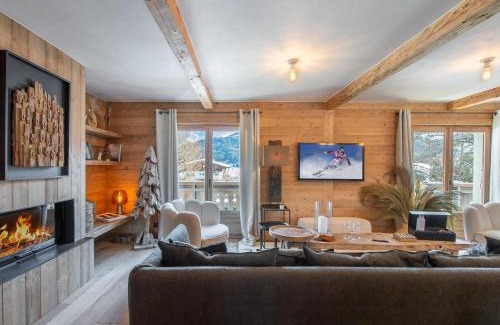 Demi-Quartier Chalet De Esquí | Chalet Chic Rénové à Proximité des Pistes – 5 Chambres pour 11 Personnes - FR-1-569-36