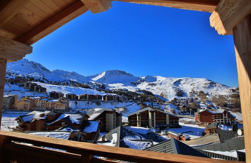 Plagne Soleil Apartamento | Chalet Crocus Blanc - Lujoso apartamento en chalet en La Plagne