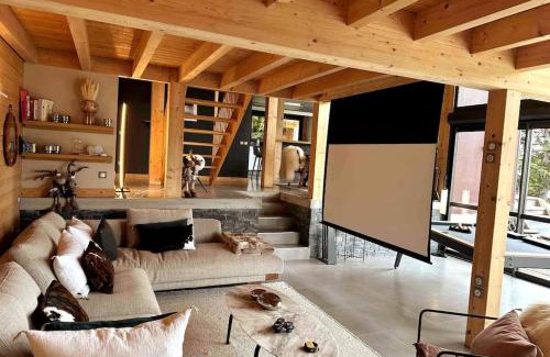 Allos Chalet De Esquí | Chalet d'architecte avec vue panoramique