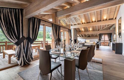 Le Praz Chalet De Esquí | Chalet d'Exception avec Piscine, Sauna et Hammam à Courchevel - FR-1-568-6