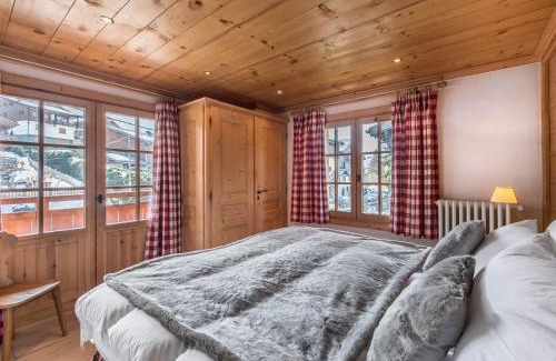Megeve Chalet De Esquí | Chalet de Charme 4 Chambres, Balcons, Jardin, Proche Centre et Télécabine Megève - FR-1-453-12
