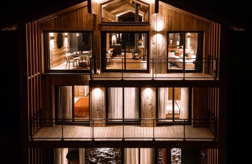 Montalbert Chalet De Esquí | Chalet de luxe à La Plagne avec SPA, accès direct aux pistes - FR-1-755-23