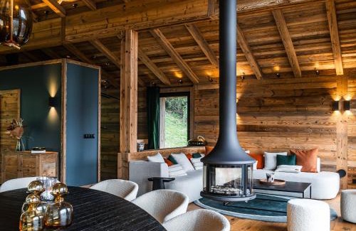 Montalbert Chalet De Esquí | Chalet de luxe à La Plagne avec SPA, accès direct aux pistes - FR-1-755-23