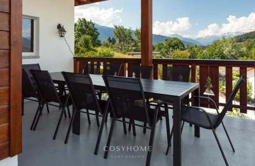 Lens Chalet De Esquí | Chalet des Alpes - Sunset View - Crans-Montana By CosyHome