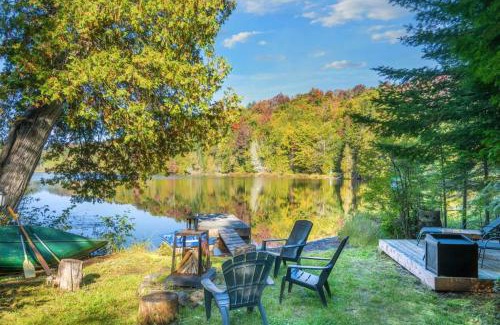 St-Adolphe-d'Howard Casa | Chalet des montagnes avec spa et lac