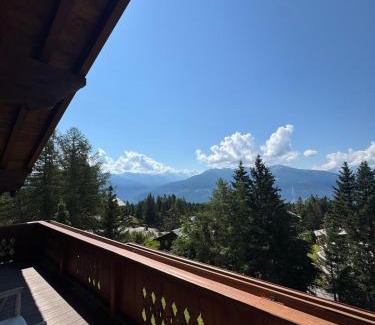 Icogne Chalet De Esquí | Chalet des Reines - Luxe discret, vue imprenable, calme absolue