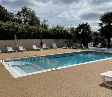Pont-l'Abbe Chalet De Esquí | Chalet Finistère-Sud avec piscine chauffée