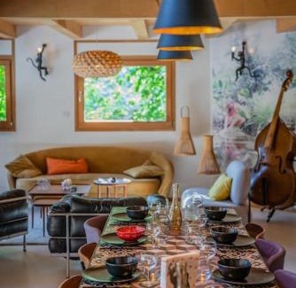 Briancon Chalet De Esquí | Chalet FLOCON Serre Chevalier cinéma sauna jaccuzi, piscine été