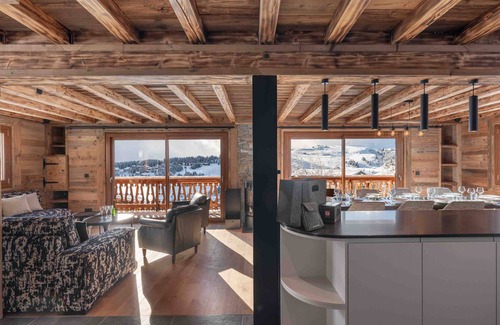 Les Saisies Chalet De Esquí | Chalet para 10 con sauna y confort en Les Saisies