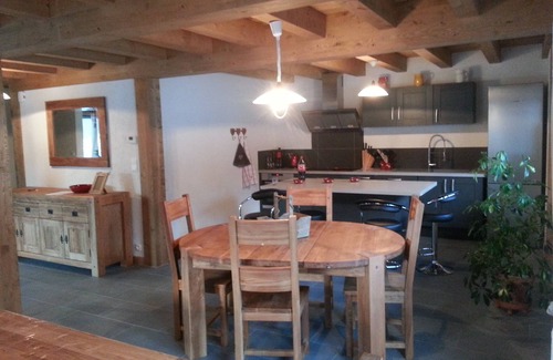 La Chapelle-d'Abondance Chalet De Esquí | CHALET 15 personas en la entrada a Chatel, con sauna, jacuzzi, sala de cine