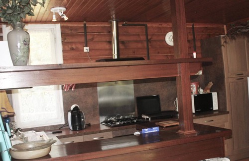 Saint-Antonin Noble Val Chalet De Esquí | Chalet des Berges - Heated pool - Pontoon