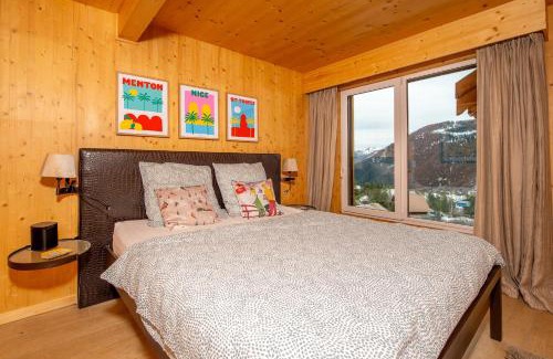 Saint-Etienne-de-Tinee Casa | Chalet Gemme - Magnifique chalet piscine sauna