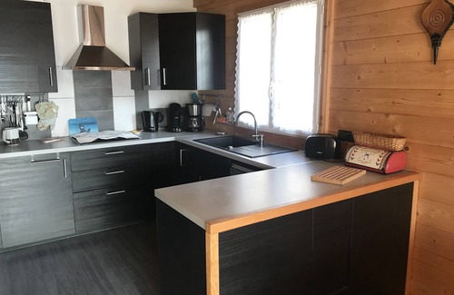Saint-Andre-d'Embrun Chalet De Esquí | Chalet Gîte de France, sleeps 6, with large panoramic terrace.