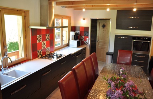 La Riviere-Enverse Chalet De Esquí | CHALET acceso GRANDMASSIF 4 *: SAUNA y SPA, junto a MORILLON-Samoens