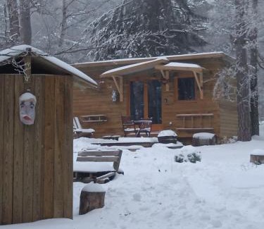 Boussoulet Casa | Chalet Hibou 1 couchage en 140 Domaine de la Mamounette