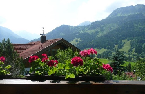 Vorderhindelang Apartamento | Chalet Hirschberg - Apartment Alpenblick