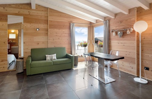 Carcioni Chalet De Esquí | Chalet il Fienile con piscina compartida, jardín compartido y Wi-Fi