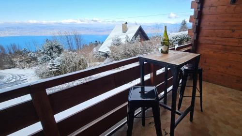 Thollon-les-Memises Chalet De Esquí | Chalet les Alpages vue panoramique sur le lac Léman
