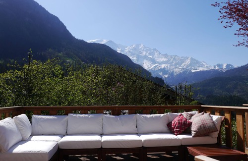 Servoz Chalet De Esquí | Chalet les Combes - impresionantes vistas del monte Blanc