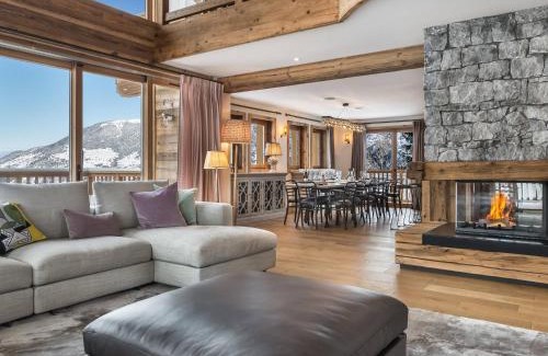 Courchevel Chalet De Esquí | Chalet luxe avec sauna, cheminée et services inclus à Courchevel 1650 - FR-1-563-89