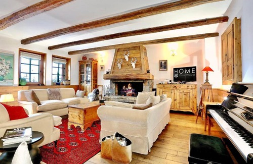Le Praz Chalet De Esquí | Chalet mitoyen à Courchevel avec cheminée, parking et WIFI - FR-1-575-119