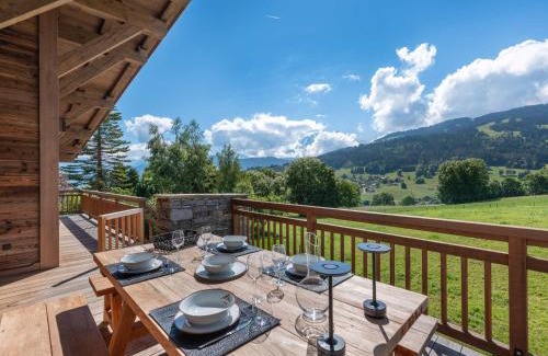 Combloux Chalet De Esquí | Chalet moderne avec piscine intérieure et hammam - FR-1-569-76