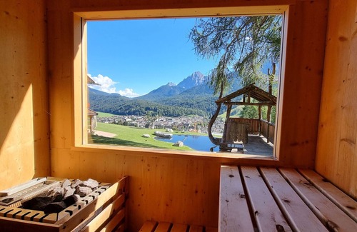 Valle San Silvestro Chalet De Esquí | Chalet Panorama Himmelreichhof con vistas a la montaña, piscina compartida y Wi-Fi