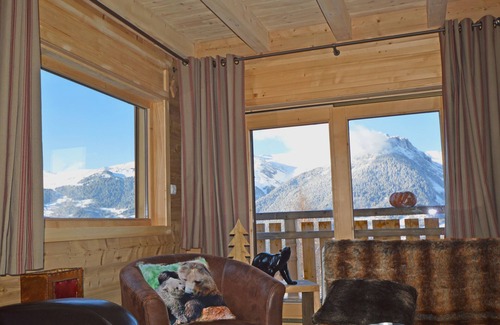 Montalbert Chalet De Esquí | Chalet Phoenix 150m² 12/14 pers. 5 ch / 5sdb Chimenea Sauna a 300 m de las pistas