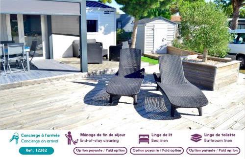 Saint-Hilaire-de-Riez Chalet De Esquí | Chalet pour 6 à St-Hilaire - Piscine chauffée
