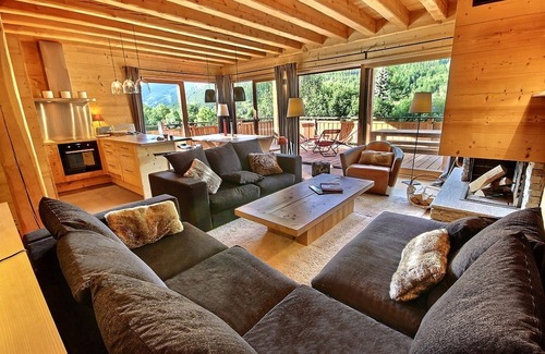 Le Serre Barbin Chalet De Esquí | Cruz chalet de madera: chalet completo