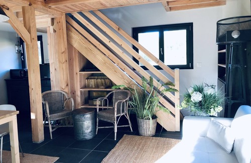 Saint-Julien-en-Born Chalet De Esquí | Chalet Rétro