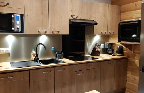 Bussang Chalet De Esquí | Chalet "Refuges des Hauts 8 Personnes" with Private Terrace & Wi-Fi